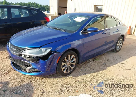 2015 Chrysler 200 C из США, поврежденный, VIN 1C3CCCCGXFN517269